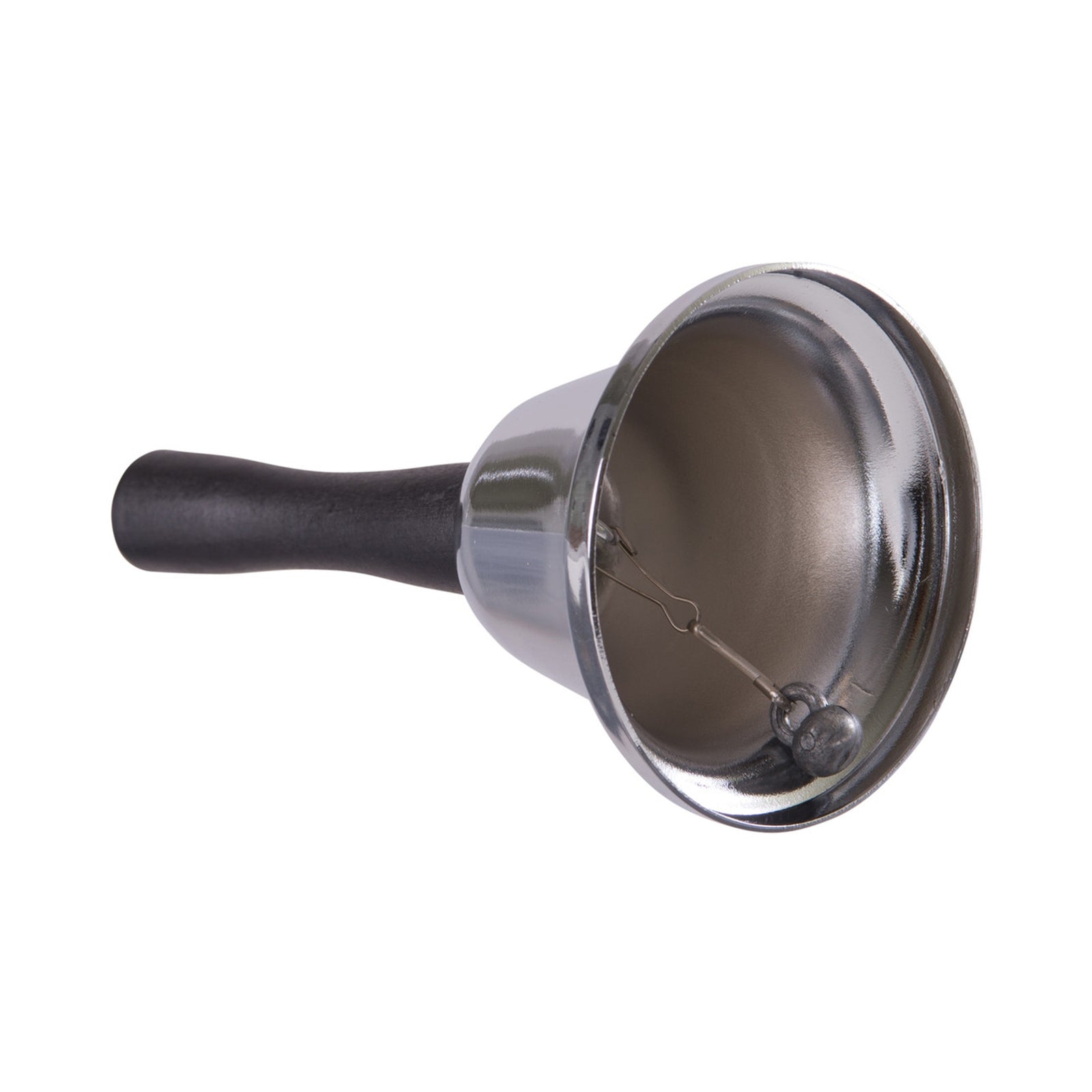 DMI Stainless Steel Call Bell with Wooden Handle - 3-1/2 Inch Diameter