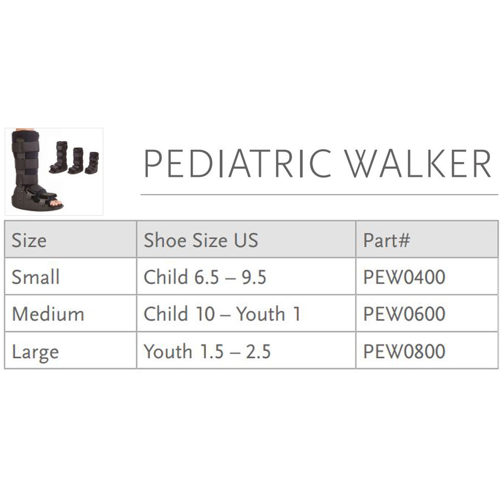 OSSUR AMERICAS I Walker, Air Equalizer