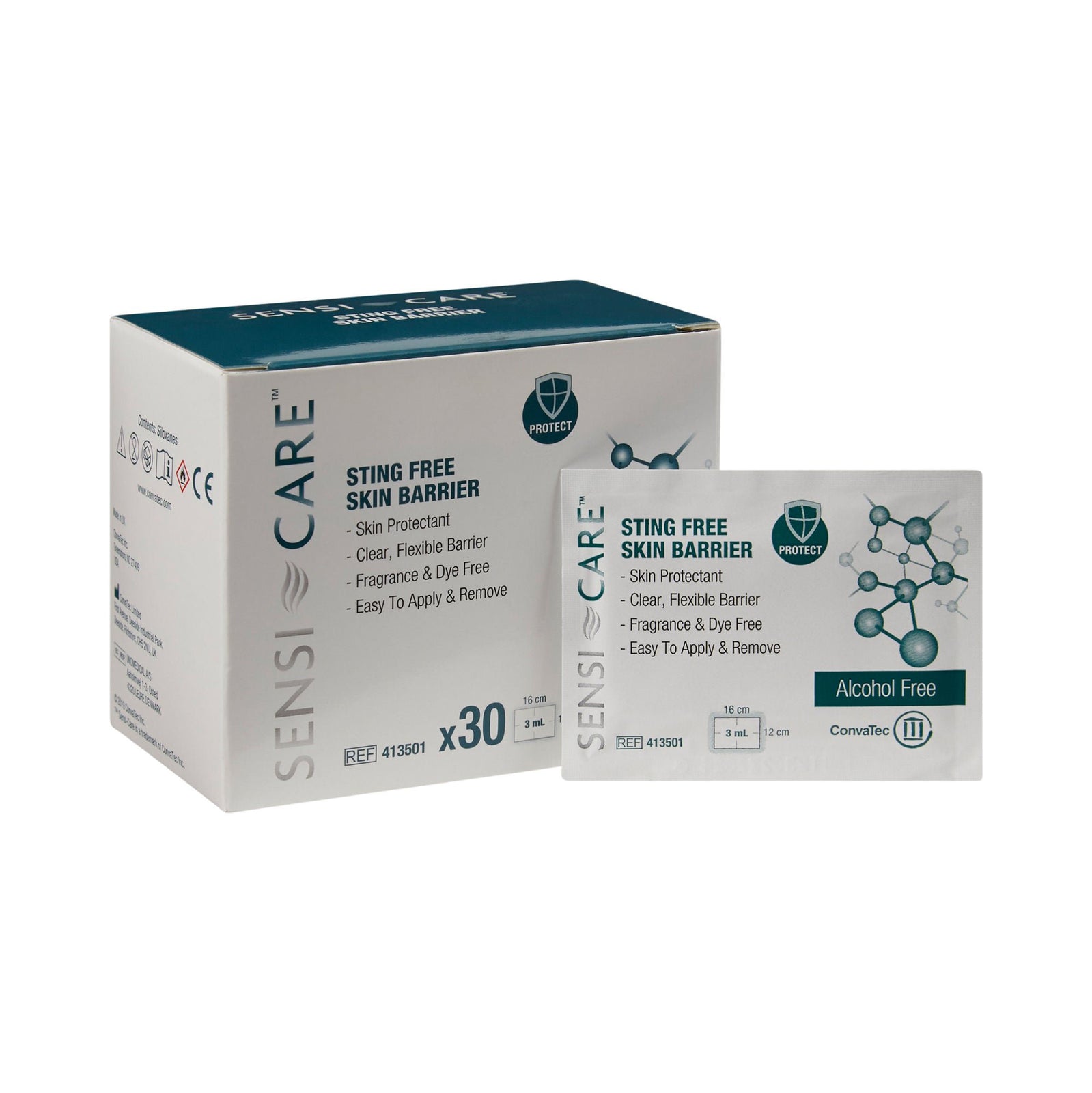 ConvaTec Sensi-Care Sting-Free Skin Barrier Wipes