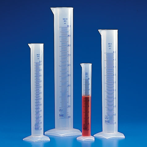 Globe Glass Graduated Cylinder Class A Hexagonal Base