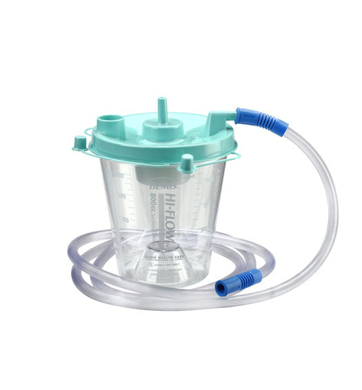 Rigid Suction Canister Kit with Sealing Lid