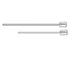 Ready Care® Dentaswab® Untreated Foam Tip Oral Swab - Case of 4
