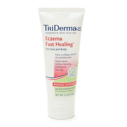 TriDerma MD Eczema Fast Healing Face & Body Cream, 2.2 oz
