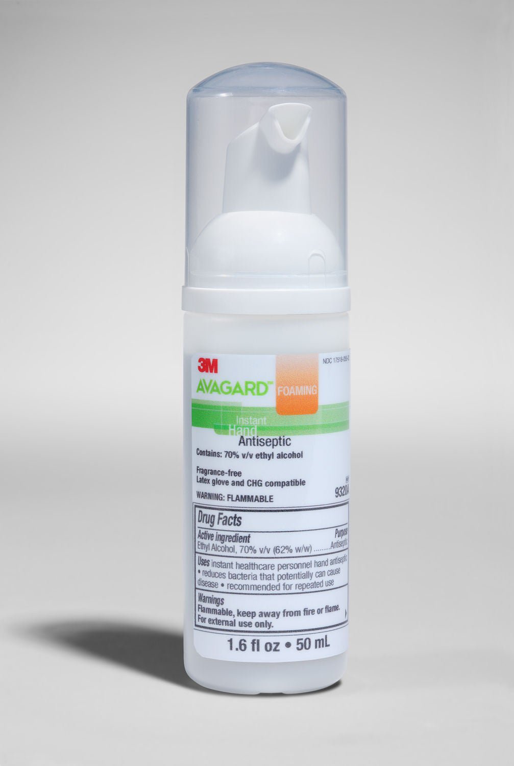 3M Avagard Foaming Instant Hand Antiseptic, 50 mL