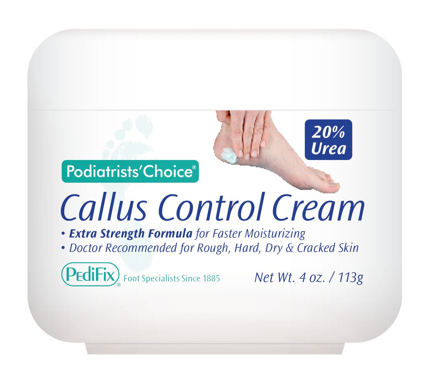 Podiatrists' Choice Callus Control Cream, 20% Urea, 4 oz