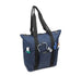 Medical Zippered Tote Navy with Black Trim 5.75 x 12 x 15 Inch