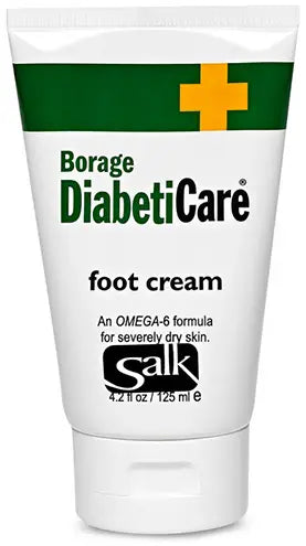 Salk Company DiabetiCare Borage Diabetic Foot Cream 4.2 oz Tube