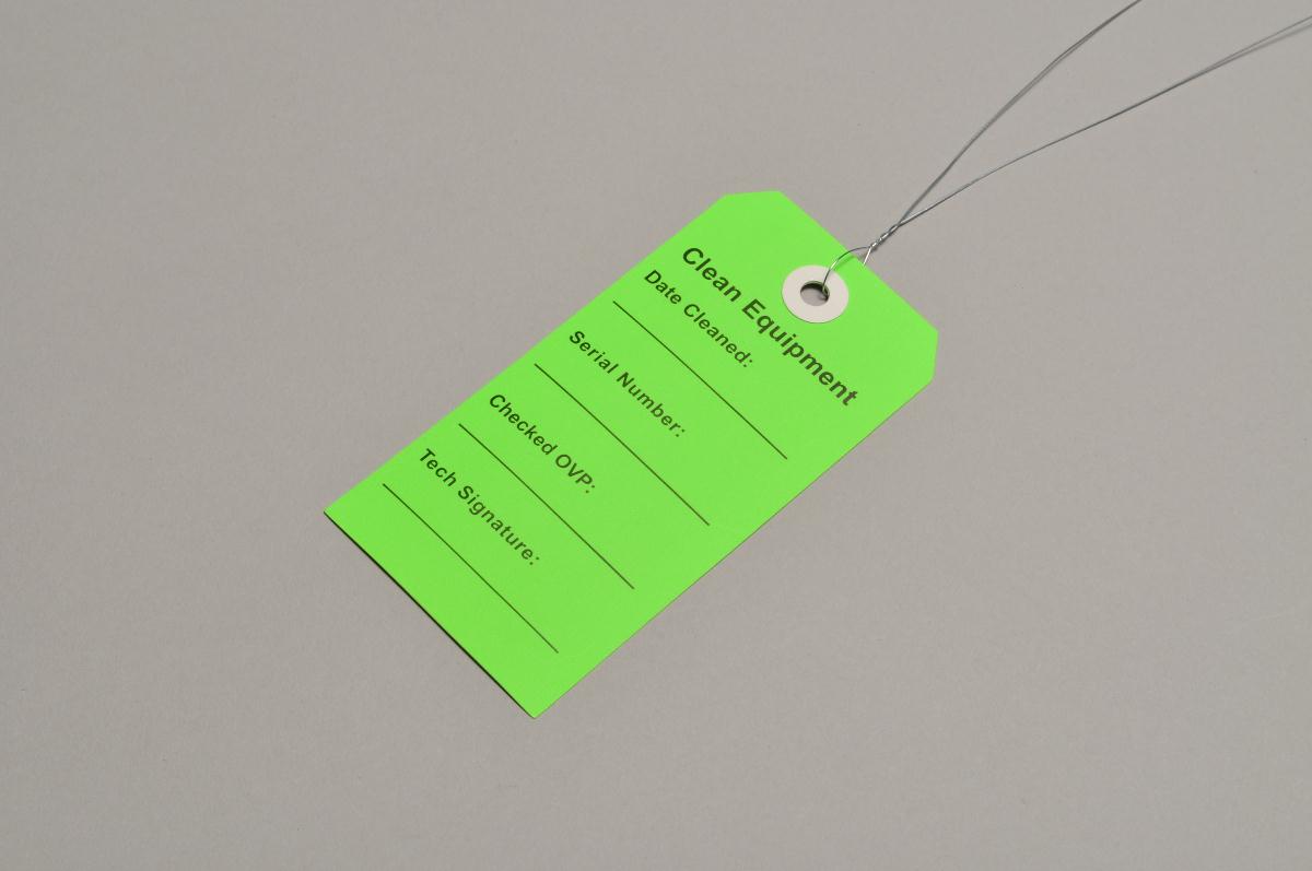 Equipment Tag For DME/HME Equipment