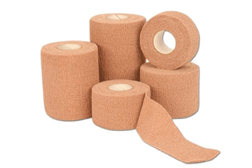 Cohesive Bandage CoFlex® LF2 6 Inch x 5 Yard Self-Adherent Tan
