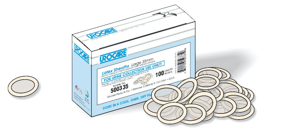 Uro-Con® Non-Adhesive Latex Male External Catheter, Small Size (25mm)