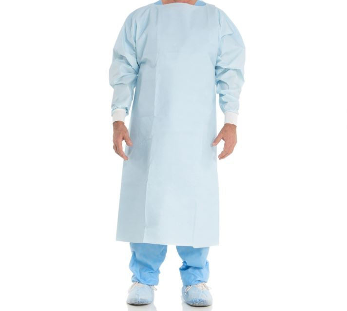Chemotherapy Procedure Gown 2X-Large Blue NonSterile
