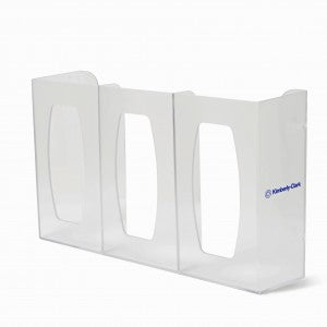 Glove Box Holder Triple with Dividers - 3-Box Capacity