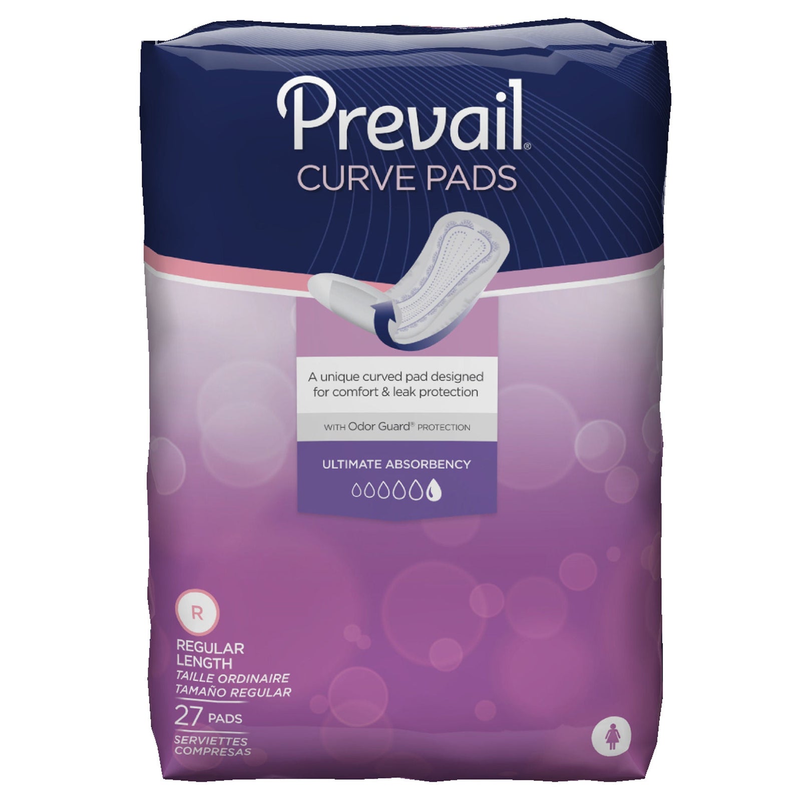 Prevail Body Curve Bladder Control Pads