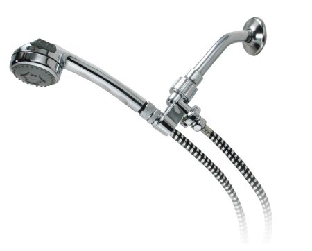 Drive DeVilbiss Chrome Handheld Shower with 84-Inch Hose