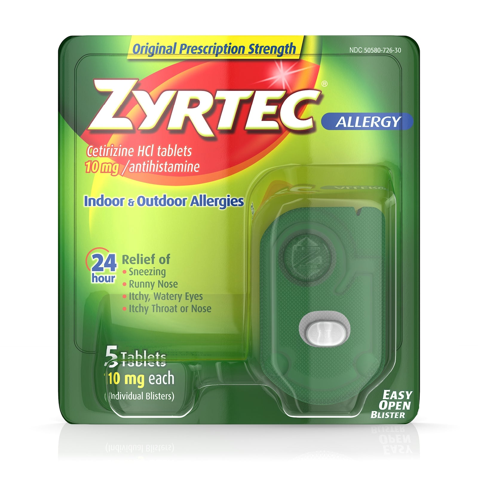 Zyrtec 10 mg Allergy Relief Tablets