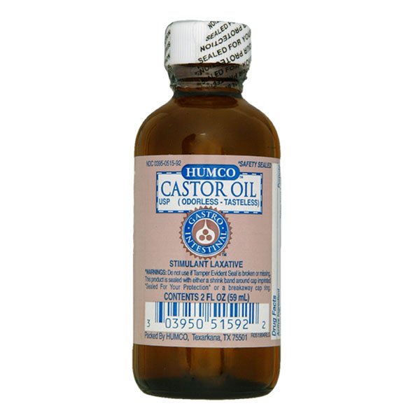 Humco Castor Oil Laxative Liquid 2 oz.