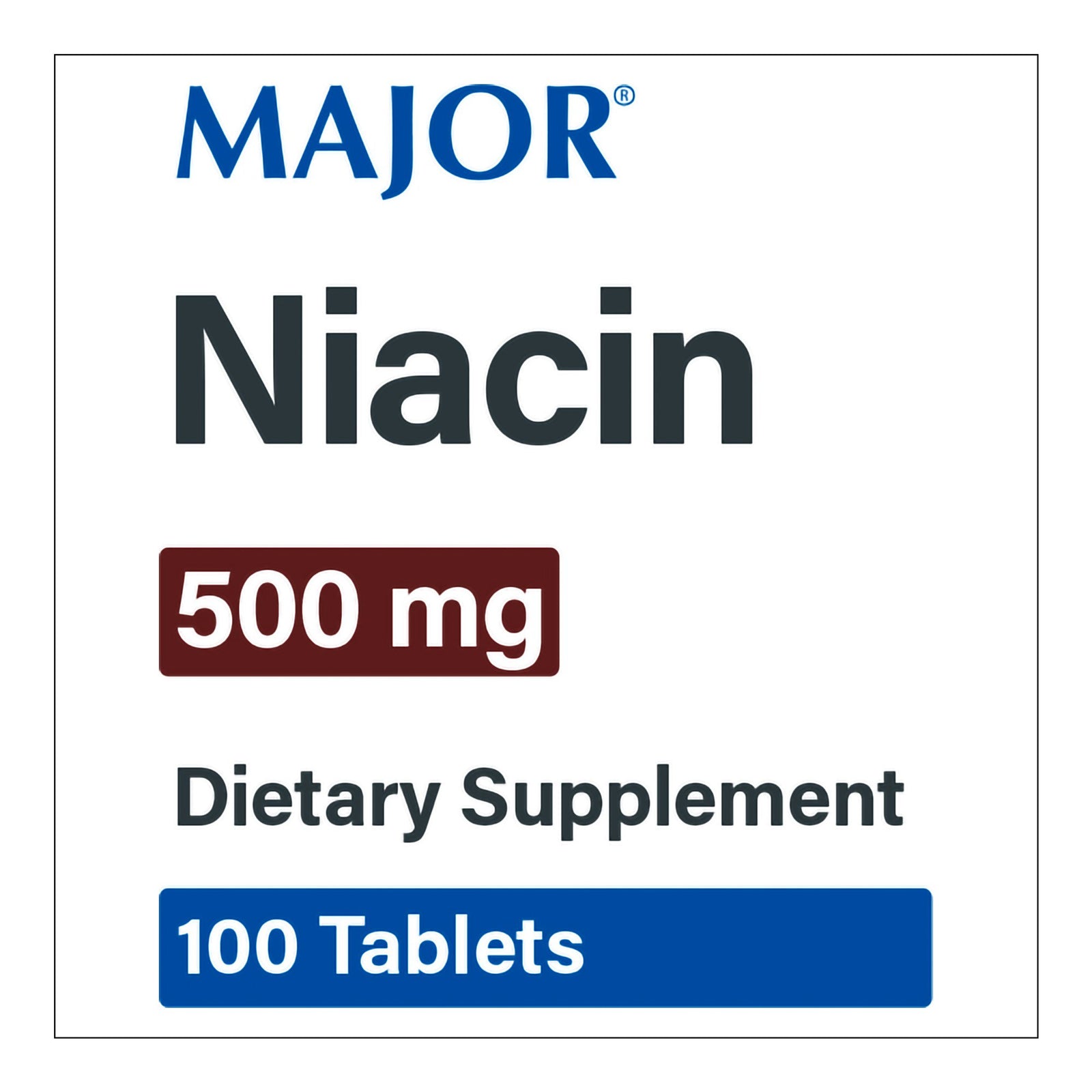 MAJOR-Rugby Niacin Supplement