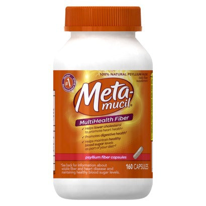 Metamucil Fiber Supplement Capsules 160 Count
