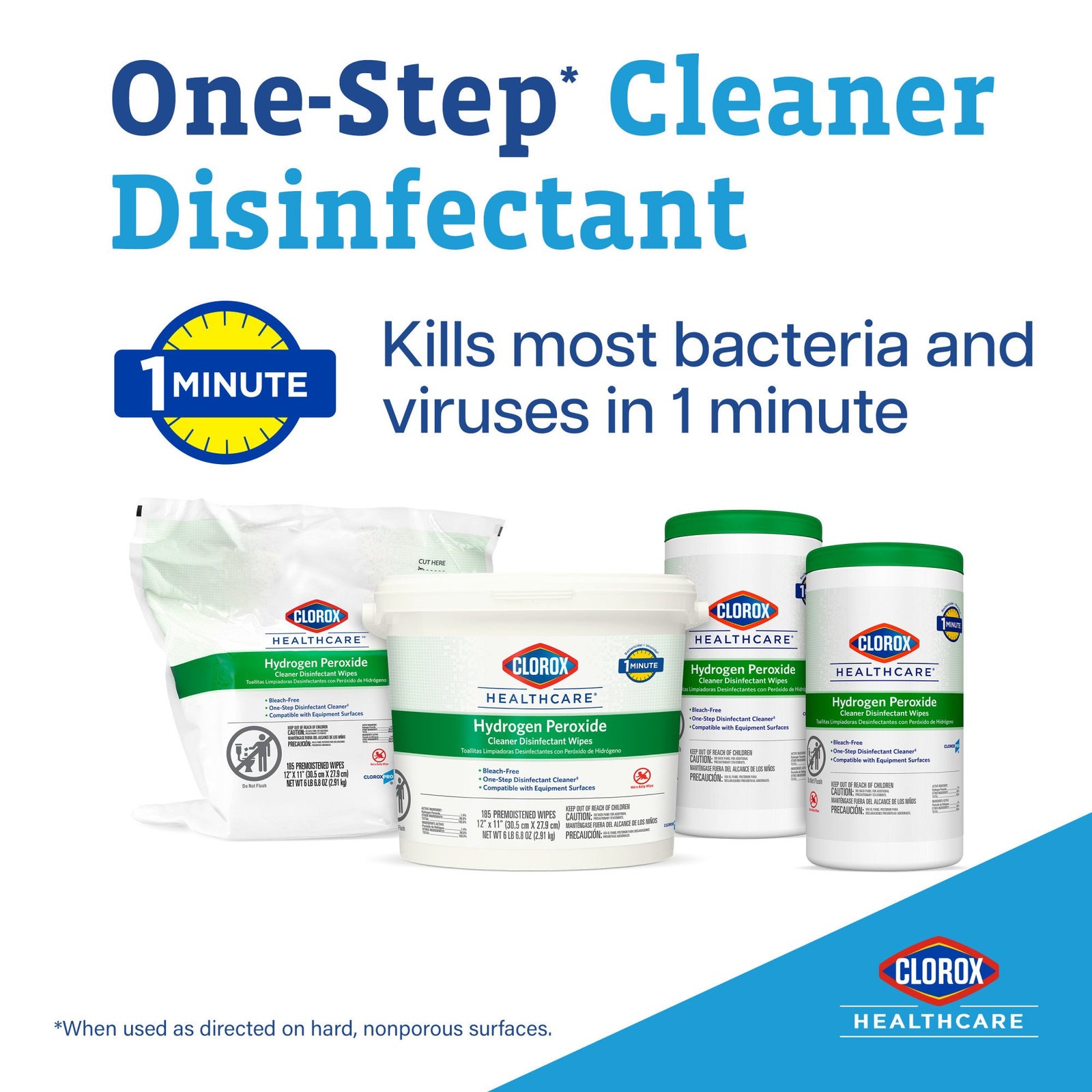 Clorox Healthcare Hydrogen Peroxide Disinfectant Cleaner