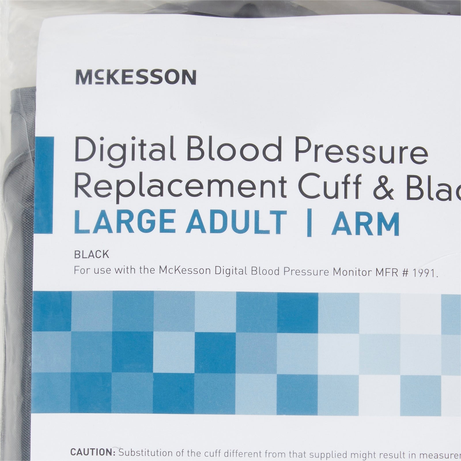 McKesson MedSurg Reusable Blood Pressure Cuff and Bladder, Adult Large