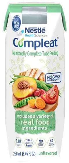 Nestle HealthCare Nutrition COMPLEAT Peptide 1.5 Adult Formula, 250 mL