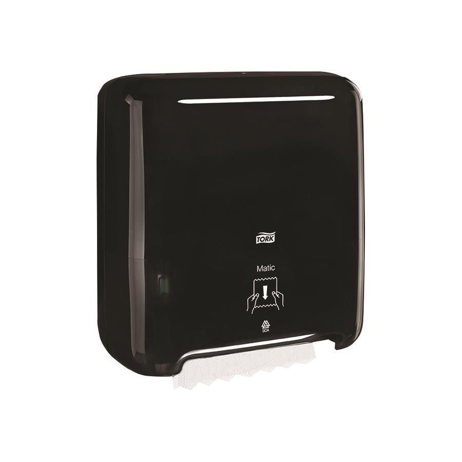 Tork Matic Manual Hand Towel Dispenser, Black