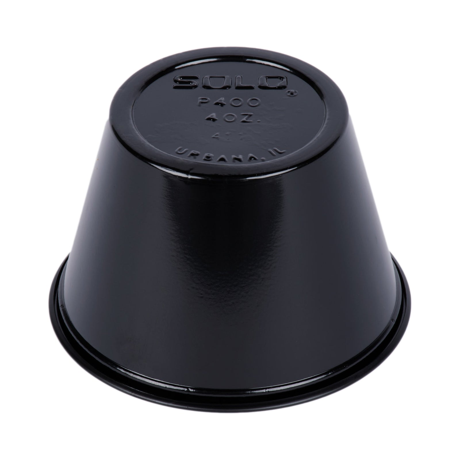Solo® 4 oz. Black Plastic Souffle Cup