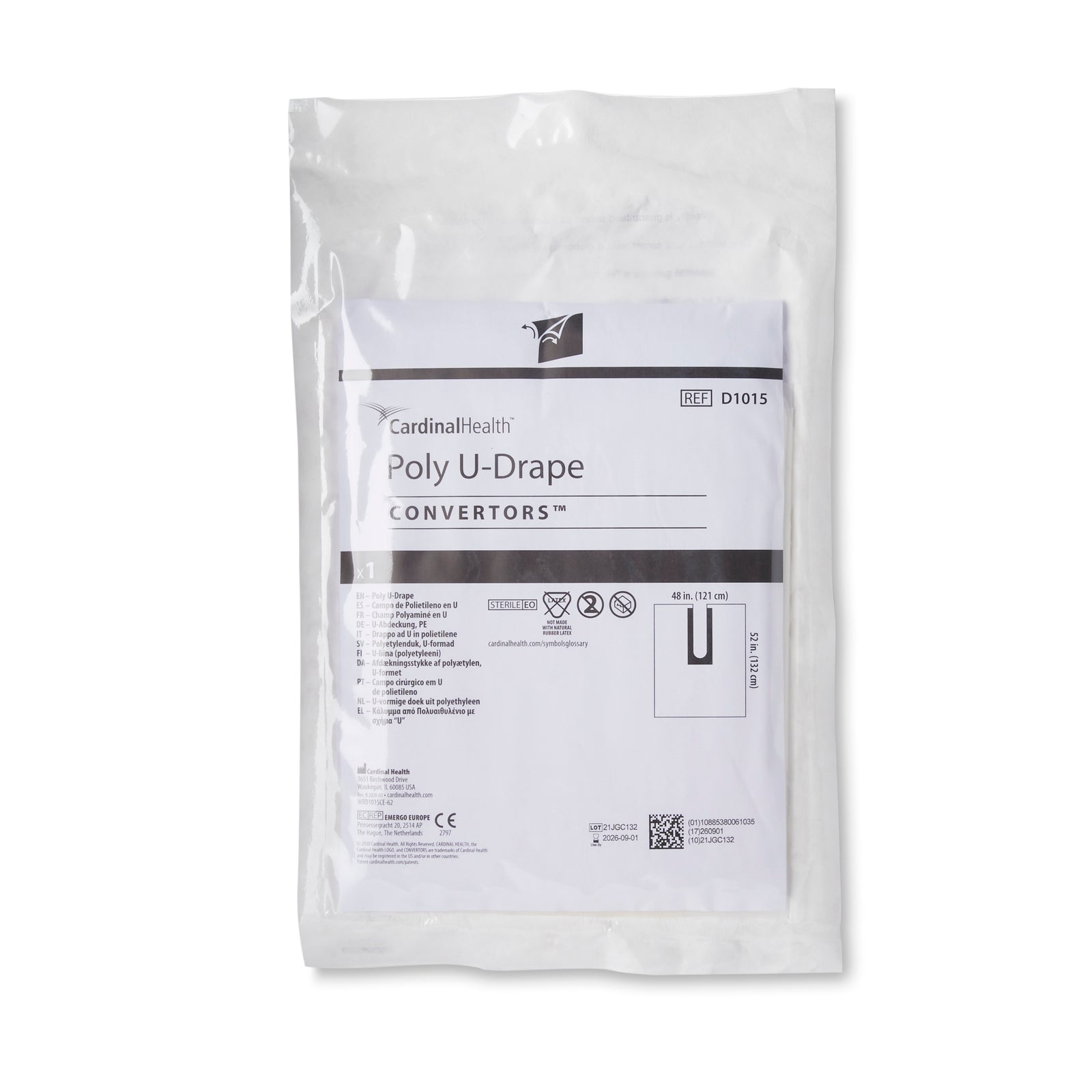 Cardinal Health Orthopedic Poly U-Drape 48" x 52" Sterile
