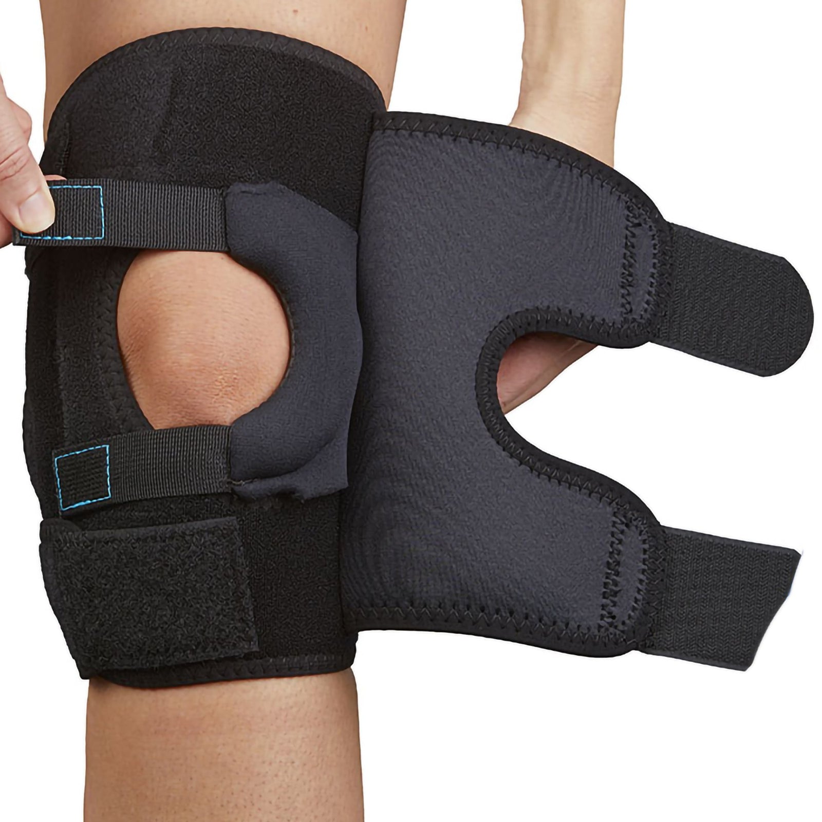 DynaTrack Plus Knee Stabilizer, Large, Black