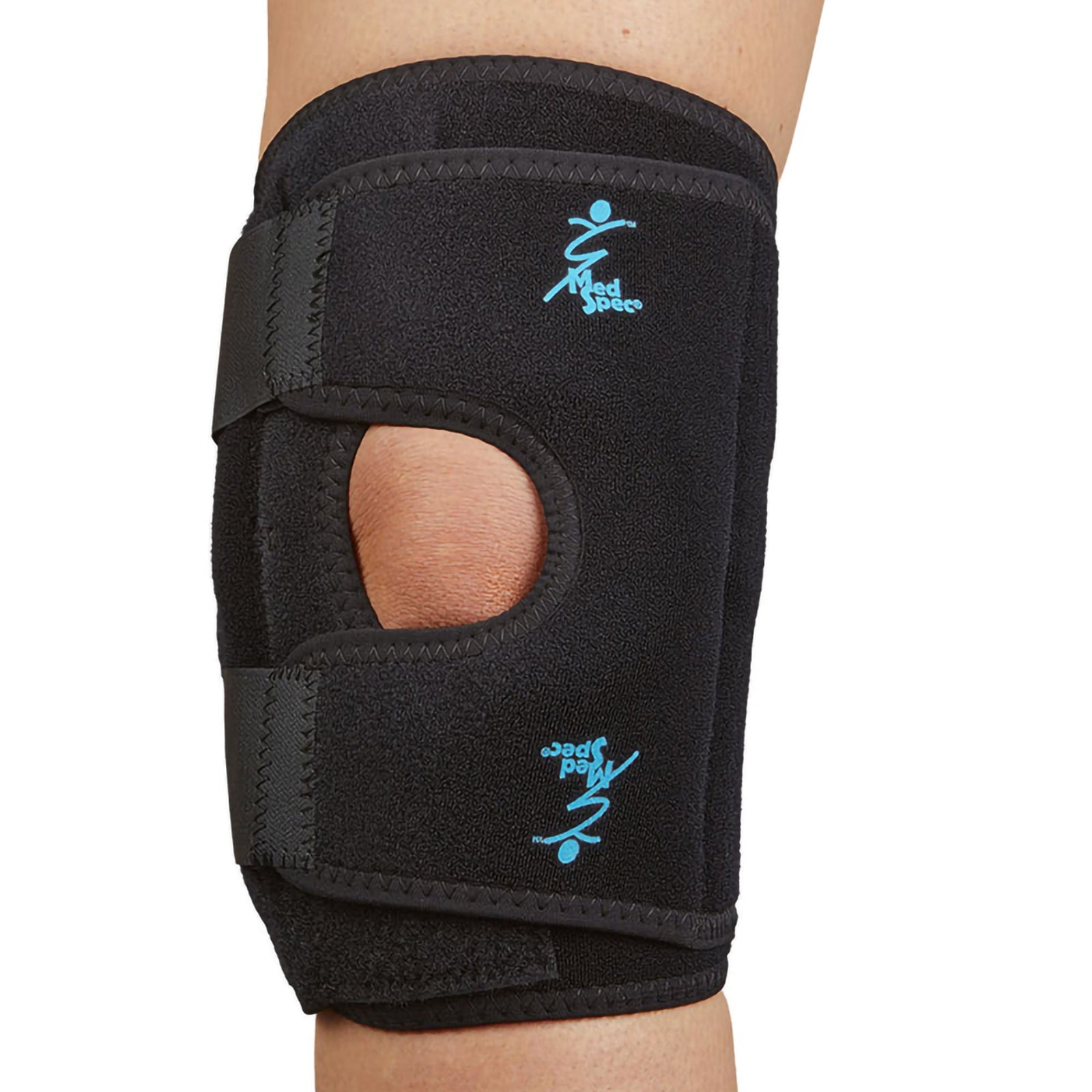 Med Spec DynaTrack Plus Patella Stabilizer, Neoprene, Black, X-Large