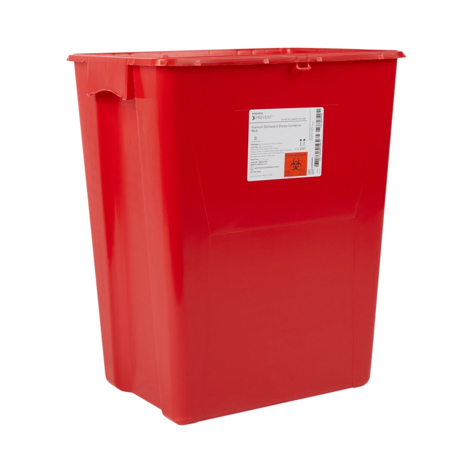McKesson Prevent® Premium Biohazard Sharps Container