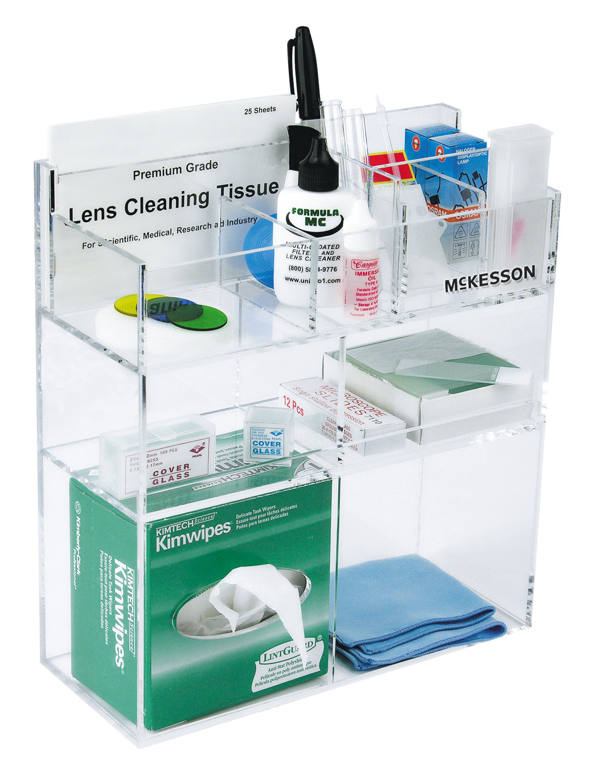 McKesson MedSurg Microscopy Organizer - 10.5 x 4.5 x 12 Inch