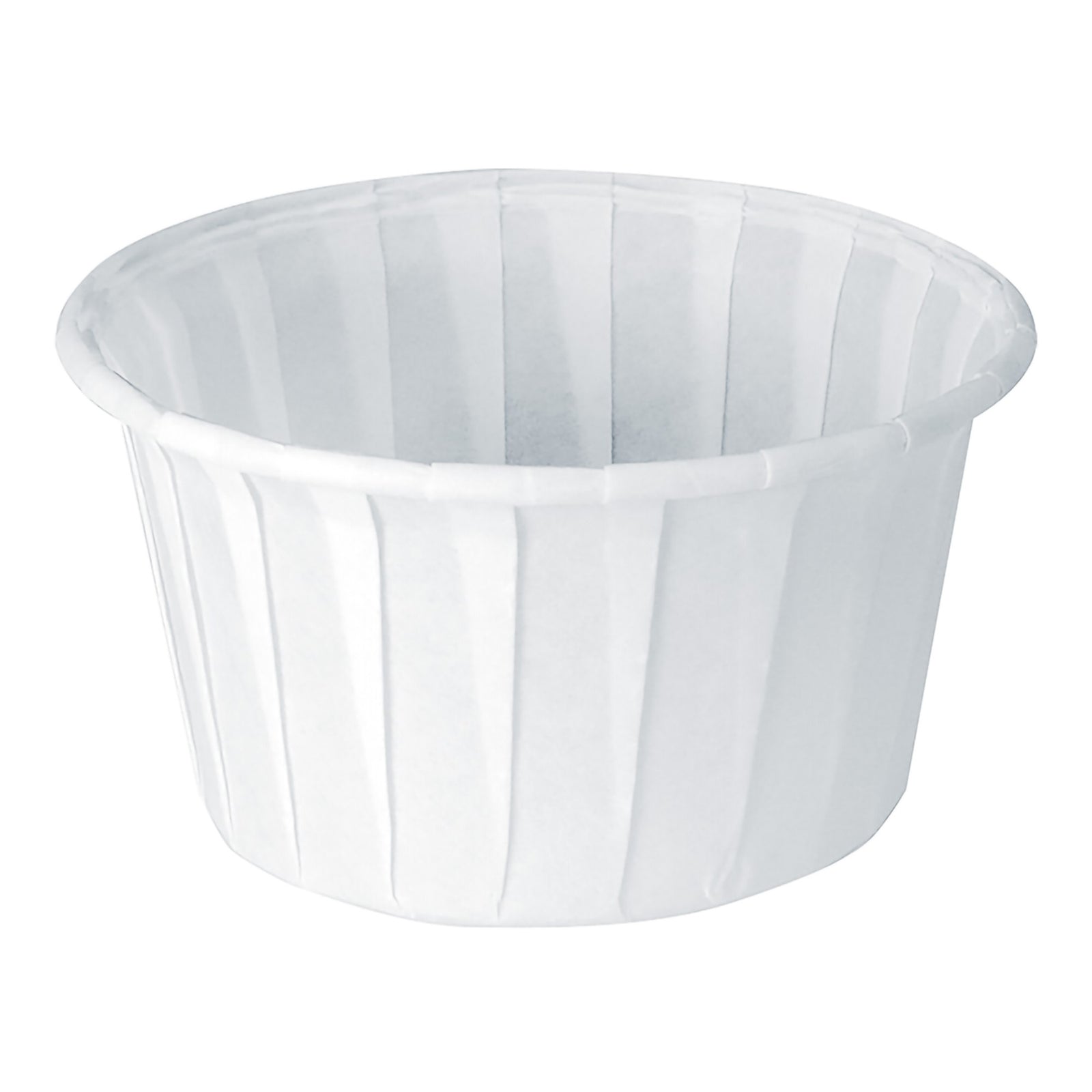Souffle Cup Solo® 4 oz. Paper White Disposable