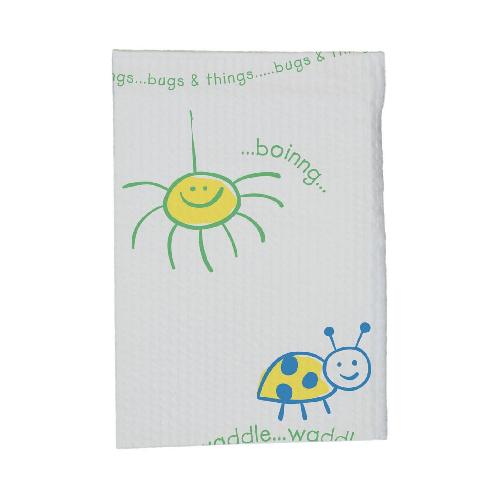 TIDI Bugs and Things 2-Ply Poly-Backed Towel, 13 x 18 Inch