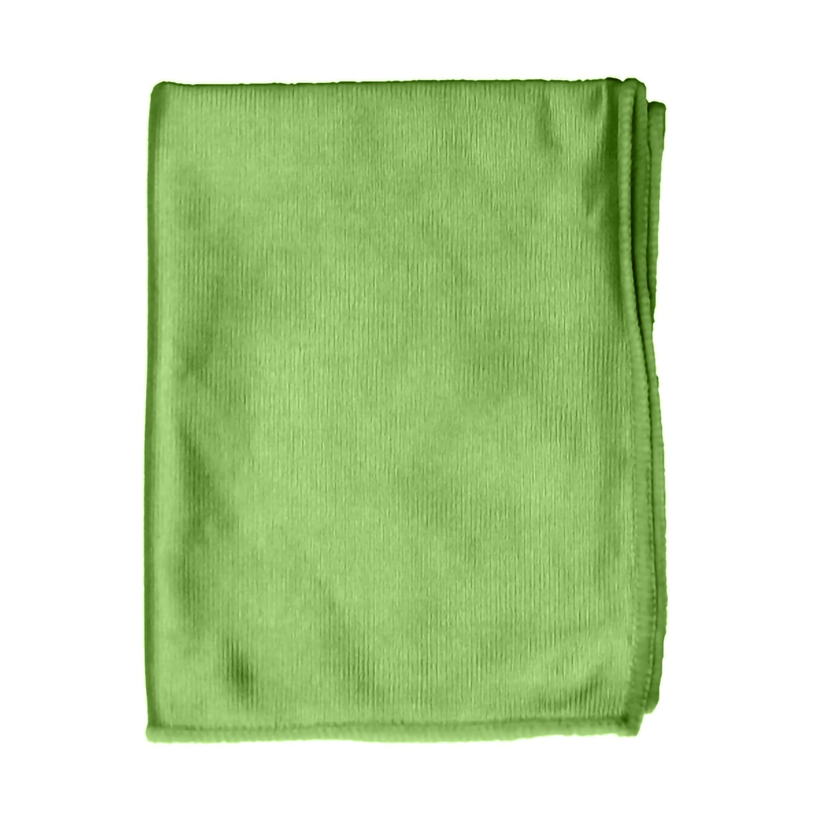 16" x 16" Green Microfiber Cleaning Cloth