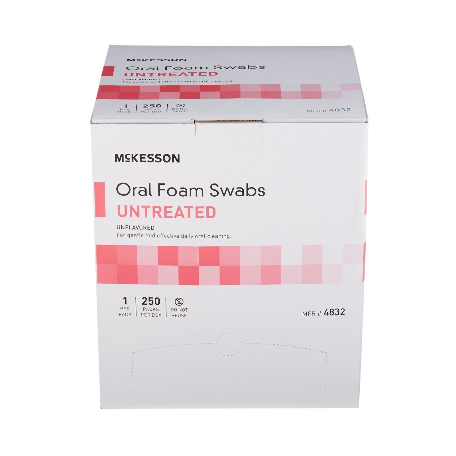 McKesson Oral Foam Swabstick Untreated