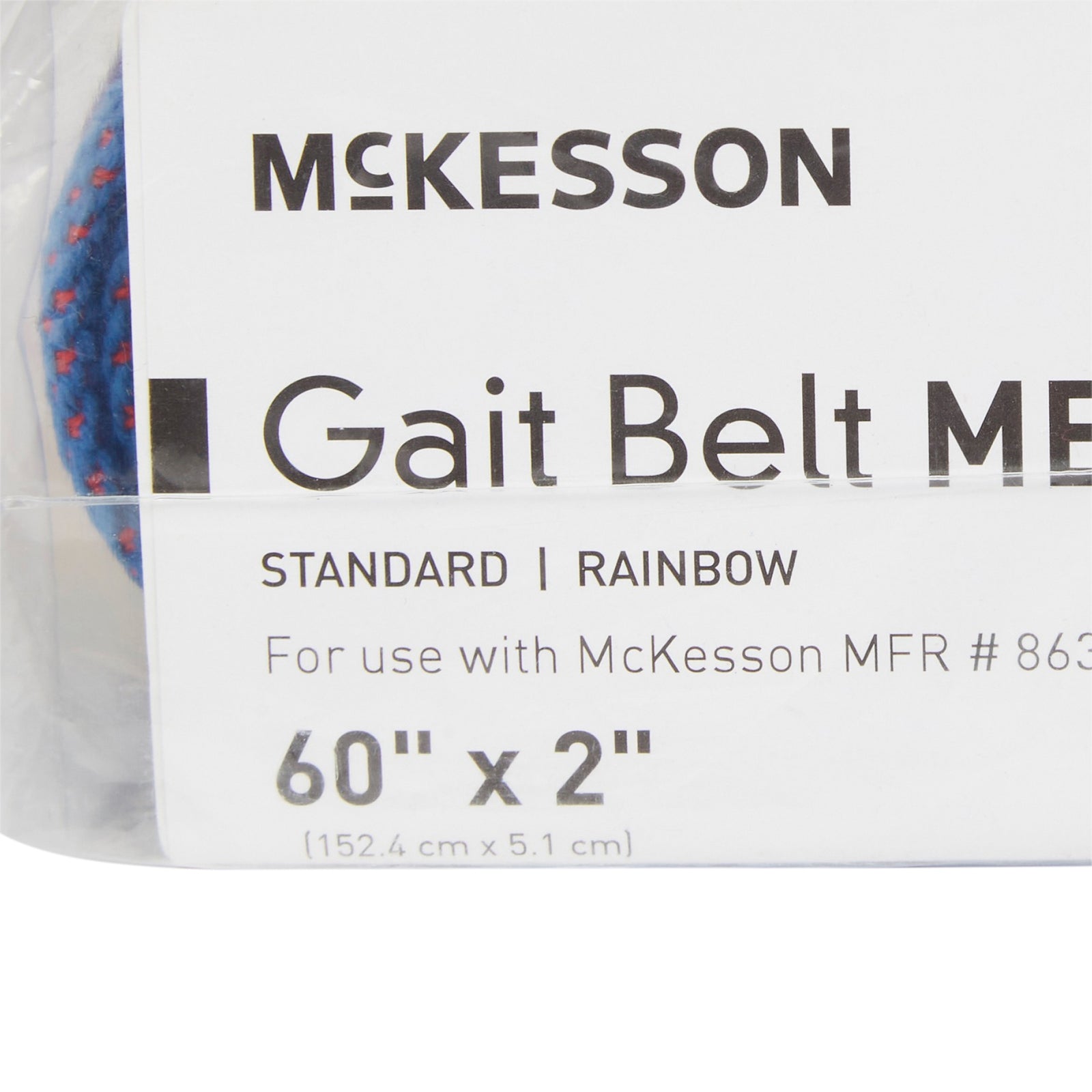 McKesson Gait Belt with Metal Buckle