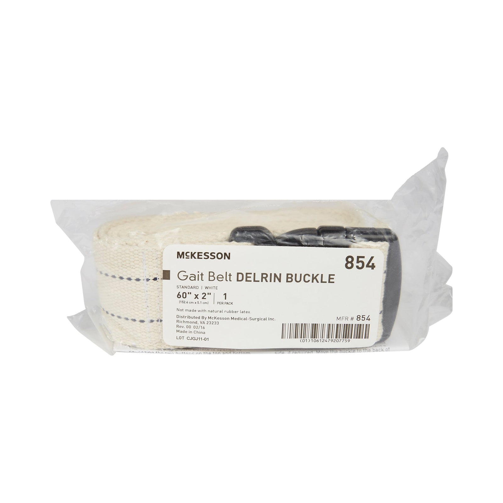 McKesson Gait Belt with Delrin Buckle