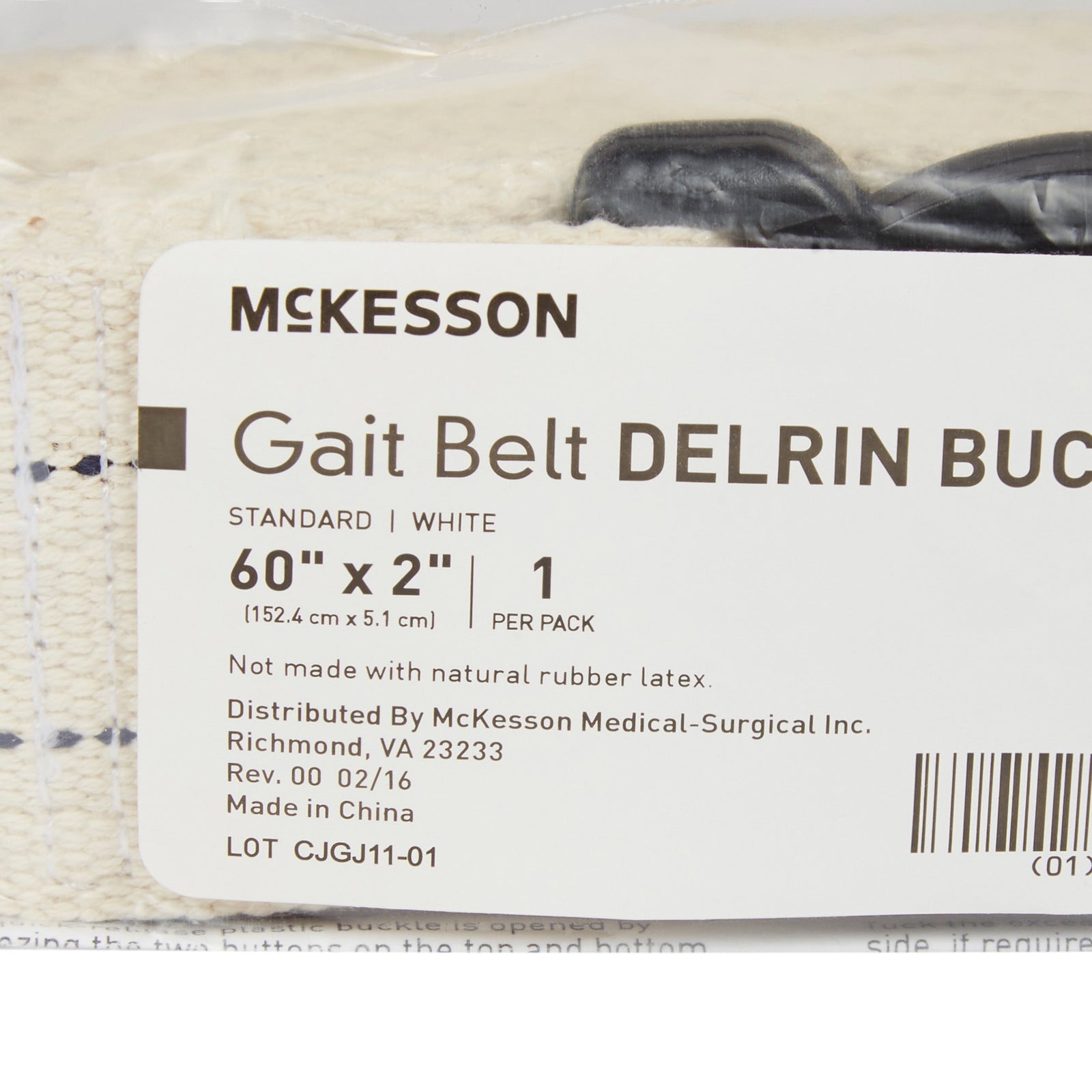 McKesson Gait Belt with Delrin Buckle