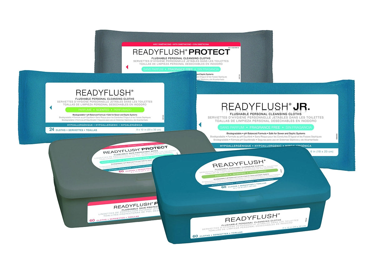ReadyFlush® Flushable Personal Wipes