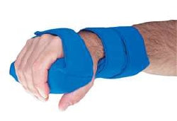 Left Hand Wrist/Hand Splint Blue One Size Fits Most