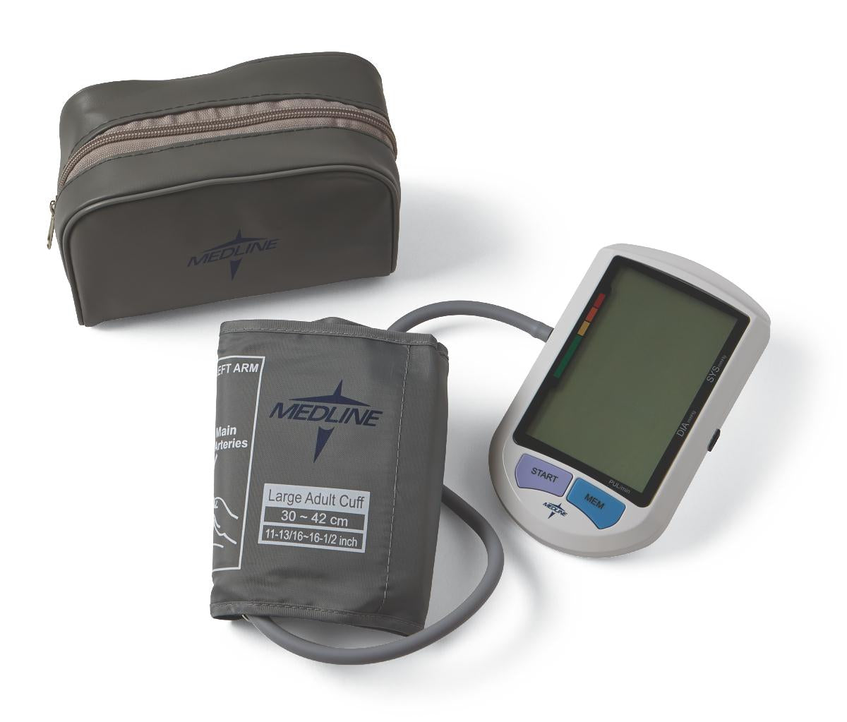 Medline Home Automatic Digital Blood Pressure Monitor with Adult Cuff (30-42 cm)