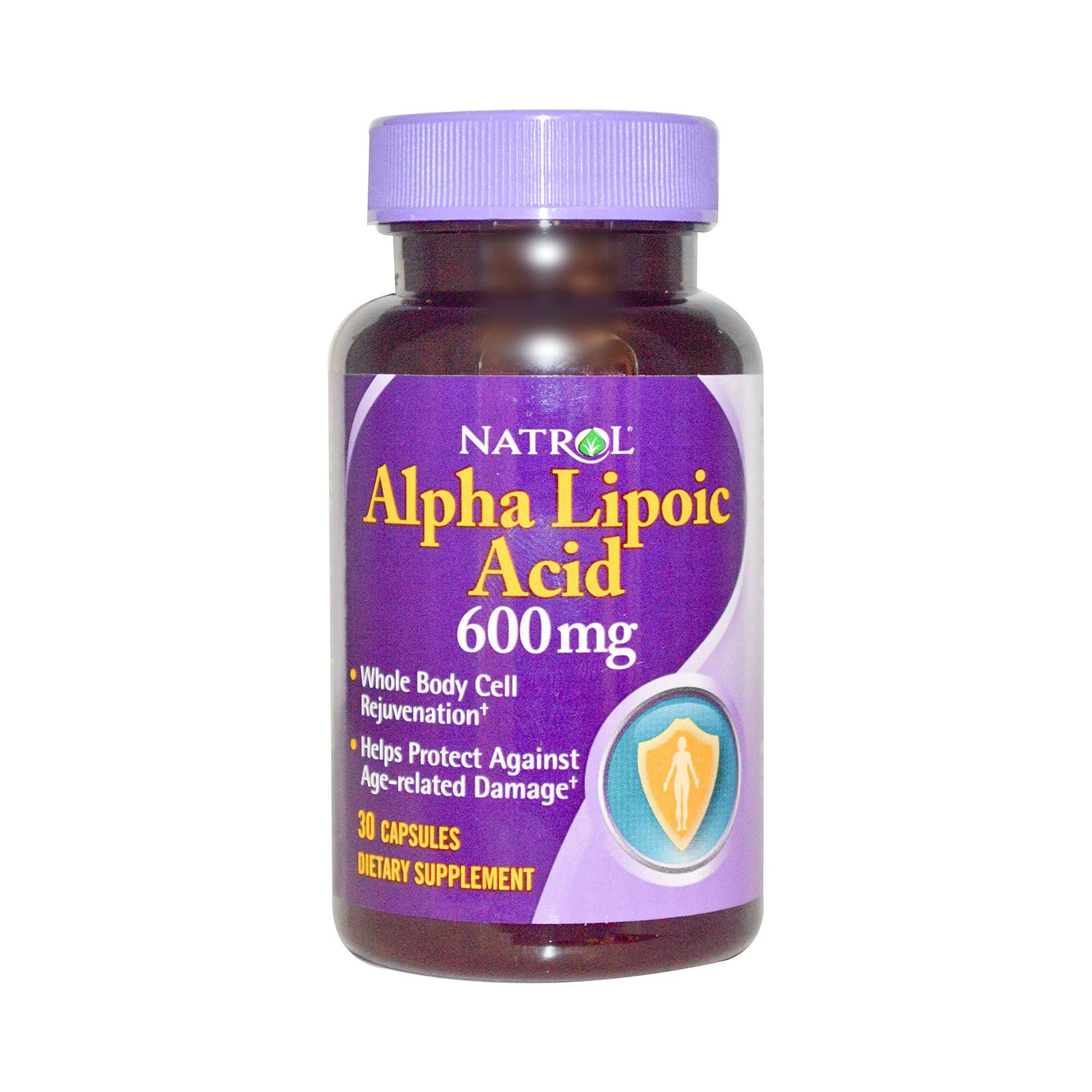 Natrol Alpha Lipoic Acid 600 mg Capsules, 30 Count