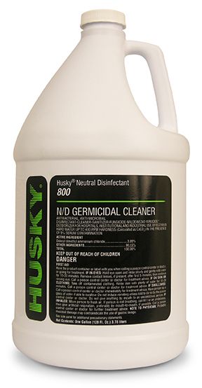 Husky 800 Quaternary Based Surface Disinfectant Cleaner 1 Gallon Jug