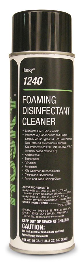 Canberra Husky 1240 Foaming Disinfectant Cleaner, 19 oz