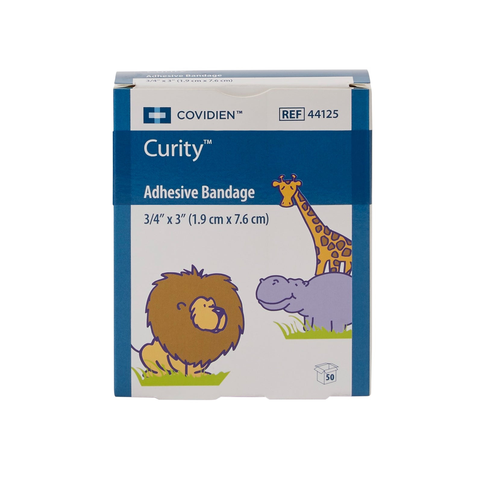 Curity Plastic Adhesive Strip 3/4 x 3 Inch Sterile