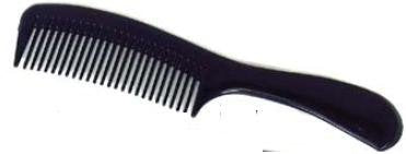 Dawn Mist® 7 Inch Black Plastic Comb