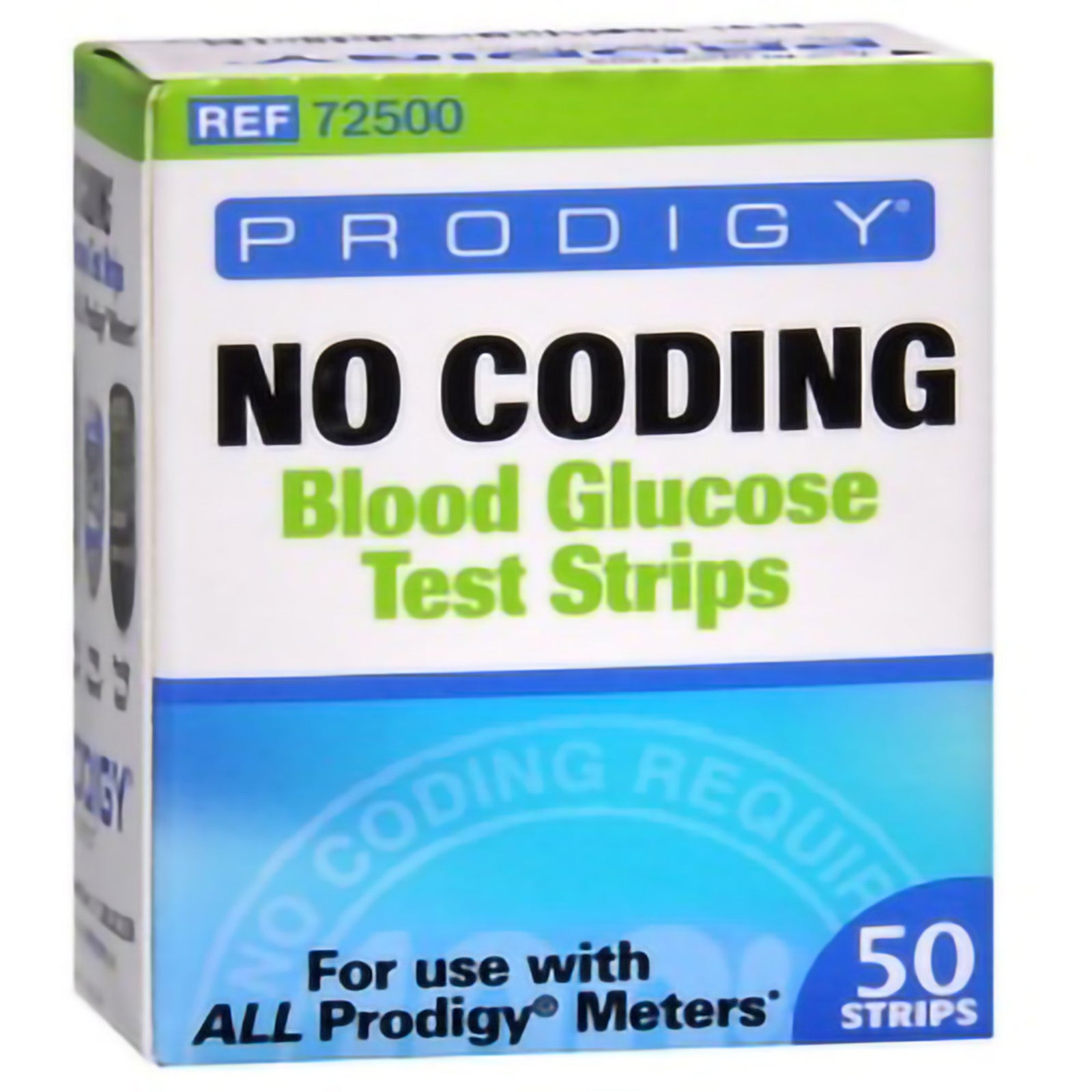 Prodigy Blood Glucose Test Strips 50 Strips