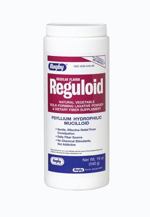 Rugby Reguloid Laxative Powder, Regular Flavor, 19 oz