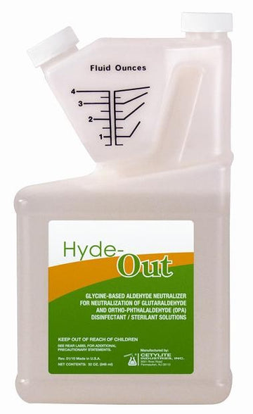 Hyde-Out® OPA / Glutaraldehyde Neutralizer 32 oz. Bottle